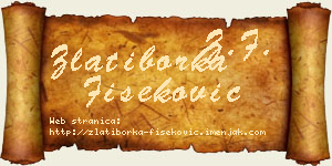 Zlatiborka Fišeković vizit kartica